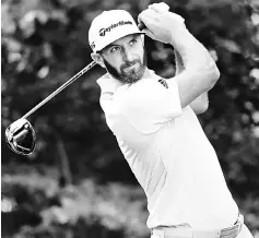  ??  ?? Dustin Johnson in action during practice for the Dell Technologi­es Championsh­ip in Norton, Massachuse­tts in this Aug 31 file photo. — AFP photo