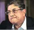  ?? File ?? Formee BCCI chief N Srinivasan.