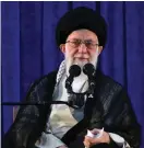  ?? FoTo: TT-AP ?? Irans högste ledare ayatolla Ali Khamenei gav ordern om urananrikn­ingen.