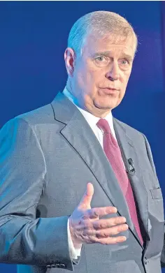  ??  ?? ACCUSED: Prince Andrew denies Virginia Giuffre’s claims.