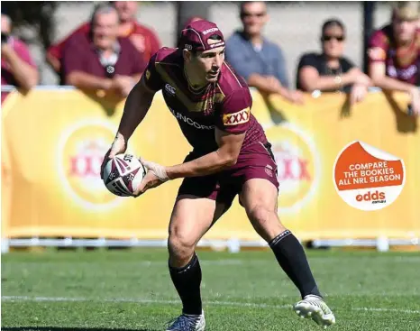  ?? PHOTO: BRADLEY KANARIS ?? BILLY’S GOOD: Queensland Maroons captain Cameron Smith says fullback Billy Slater (pictured) is an almost certain starter for Origin tomorrow night.