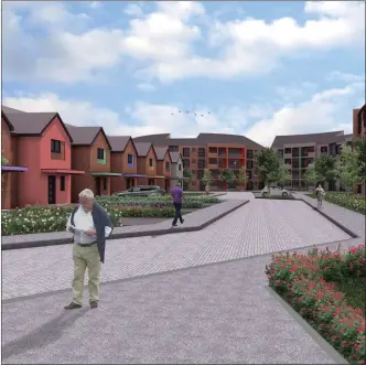  ??  ?? „ An artist’s impression of what the residentia­l retirement developmen­t at Newton Mearns would look like.