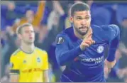  ?? REUTERS ?? Loftuschee­k scored all three goals for Chelsea on Thursday.