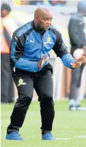  ?? Picture: ANTONIO MUCHAVE ?? JUGGLING ACT: Mamelodi Sundowns coach Pitso Mosimane will need his charges in peak fitness for what will be a tough season.