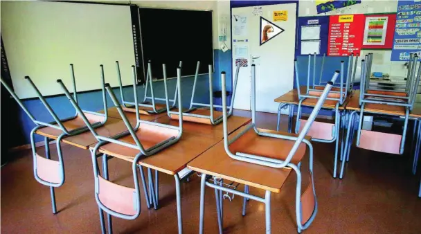  ?? EFE ?? Interior de una escuela de Barcelona, en una imagen de archivo