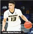  ??  ?? Loser: Michael Porter Jr.