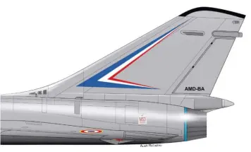  ?? ALAIN RATINEAU ?? Vue d’artiste du “Mirage” 4000 lors de ses premiers vols en mars 1979. Il fut rapidement peint en blanc, comme le prototype du “Mirage” 2000 qui avait volé en mars 1978.