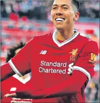  ??  ?? SO FEARLESS: Firmino is ready for Euro big guns