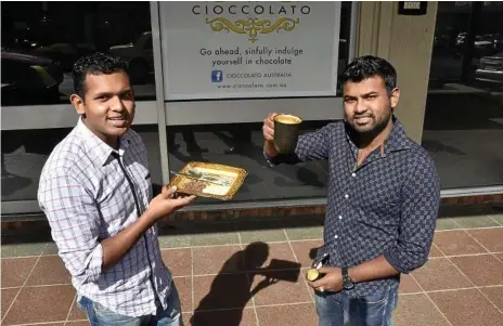  ?? Photo: Bev Lacey ?? MOVING HOUSE: Brothers Albab (left) and Adnun Khan will move their two successful food businesses from Margaret St soon.