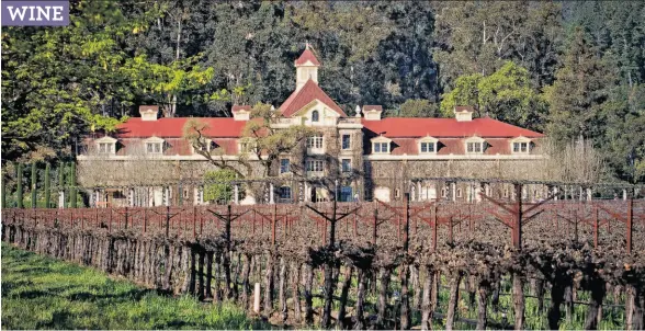  ?? John Storey / Special to The Chronicle ?? The Inglenook property features not only the Victorian Niebaum mansion, but legendary vineyards that have produced some of Napa Valley’s greatest Cabernet.