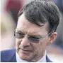  ??  ?? HOPING TO BOUNCE BACK Trainer Aidan O’brien