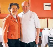  ?? LUIS SANCHEZ SATURNO/NEW MEXICAN FILE PHOTO ?? Executive chef Xavier Grenet and his wife, Nathalie Bonnard-Grenet, are co-owners of L’Olivier.