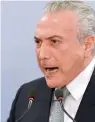  ??  ?? Temer tries to defuse demands for his resignatio­n by claiming that the evidence against him in a corruption probe had been tampered with.