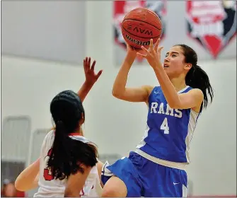  ?? KYLE FRANKO — TRENTONIAN FILE PHOTO ?? Kyla Glasser-Hyman’s return to Hightstown after a brief stay at Stuart helped buoy the Rams to the CVC Pod B crown.