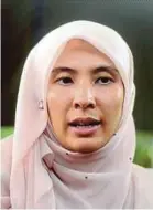  ??  ?? Nurul Izzah Anwar