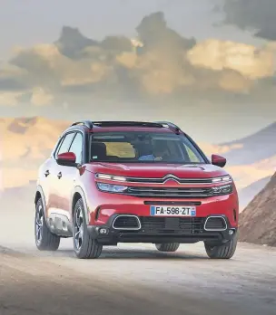  ??  ?? The Citroen C5 Aircross