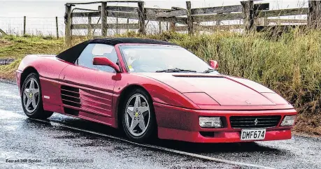  ?? PHOTOS: JACQUI MADELIN ?? Ferrari 348 Spider.