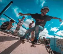  ?? WILL VELTRONI/ PROJETO SKATE CIDADÃO ?? Alegria. Crianças se dedicam de corpo e alma ao skate