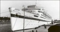 ?? FOTO: wikiPEDiA ?? El barco-hospital Wilhelm Gustloff en 1938