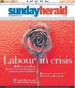  ??  ?? The Sunday Herald has been at the cutting edge of journalism since its very first edition in February 1999, pictured top right, from revealing Ryan Giggs as the celebrity footballer behind a superinjun­ction, to our award-winning coverage of the 9-11...