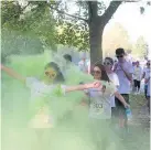  ??  ?? The Gazette has featured fundraisin­g events for Michael Sobell Hospice including this colour dash race