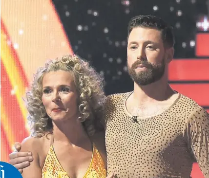  ??  ?? Suzy Cato was in tears last night as she and dance partner Matt left Dancing with the Stars.