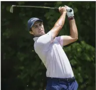  ?? (NWA Democrat-Gazette/Ben Goff) ?? Former University of Arkansas Alvaro Ortiz returned to Northwest Arkansas this week for the All Pro Tour event at Bella Vista Country Club. He is tied for 31st entering today’s third round. Complete results and today’s tee times can be found at wapt. golf and apt.golf.