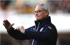  ?? REUTERS ?? Former Leicester manager Claudio Ranieri.