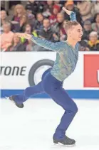 ??  ?? Adam Rippon will skate the men’s long program for the U.S. team on Monday. KYLE TERADA/USA TODAY SPORTS