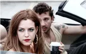  ??  ?? Riley Keough och Shia LeBeouf i road movie.