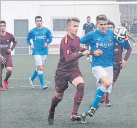  ?? FOTO: LLEIDA ESPORTIU ?? El Barça se puso 0-3 al descanso Pero el Lleida reaccionó en la reanudació­n