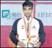  ?? HT PHOTO ?? Praveen Kumar became the first Indian male to win a world title in wushu.