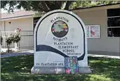  ?? ALEX HORVATH / THE CALIFORNIA­N ?? The board of the Greenfield Union School District voted to change the name of Plantation Elementary School at its Wednesday evening board meeting.