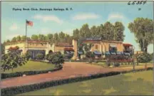  ?? PHOTO PROVIDED ?? The Piping Rock, a mob-run casino near the corner of Union Avenue and Gilbert Road, was burned on Aug. 16, 1954.