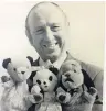  ??  ?? VINTAGE Corbett with Sooty