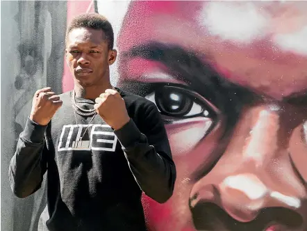  ?? GETTY IMAGES ?? Israel Adesanya is ready to make Kiwi UFC history today in Melbourne.