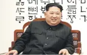  ?? GETTY IMAGES ?? Kim Jong-un has overturned 50 years of North Korean doctrine and practice by defining South Korea as a separate country and its people as enemies, not compatriot­s.