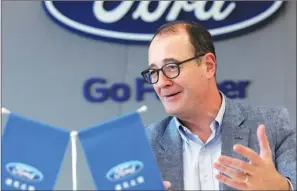  ?? PROVIDED TO CHINA DAILY ?? Peter Fleet, president of Ford Motor Asia-Pacific, said electrific­ation will be a key for the company’s approaches in China.