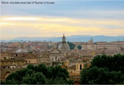  ??  ?? Roma, una delle tante basi di Ryanair in Europa