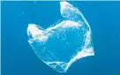  ?? Picture: GETTY ?? DANGER: A single use plastic bag floating in the ocean.