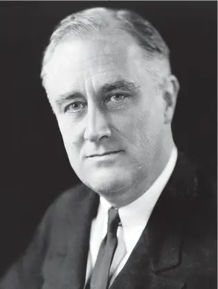  ??  ?? Franklin Roosevelt, presidente dos EUA, convocou a conferênci­a, mas estava mais focado em questões internas