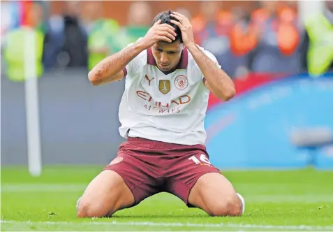  ?? | Reuters ?? MANCHESTER City’s Rodri is the key to the Citizens beating Real Madrid in the quarter-finals of the Uefa Champions League, starting tonight.