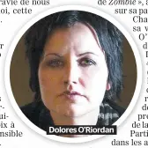  ??  ?? Dolores O’Riordan