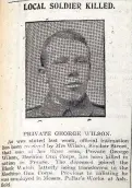  ??  ?? Pte Peter Jack, A&SH, whose mother lived at 44 Baker Street, Stirling, was awarded the Military Medal for Gallantry displayed on September 20 and 21. Aged 20 and a former Manor Powis miner, he joined up in August, 1916, and had been in France for nine...