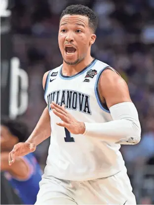  ?? ROBERT DEUTSCH/USA TODAY SPORTS ?? Wildcats junior point guard Jalen Brunson, who has averaged 19.2 points this season, was named Sunday as the winner of the Naismith Trophy for player of the year in college men’s basketball.