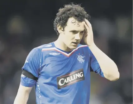  ??  ?? 0 Rangers’ 2008 league challenge ended with defeat at Aberdeen in a season that had been extended by four days.