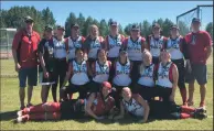  ?? SUBMITTED PHOTO ?? The under-16 Thunder softball team poses with bronze medals in Calahoo, Alta. Sunday.