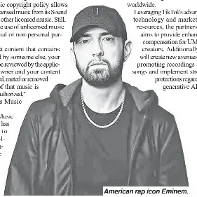 Eminem takes on Meta in R2 billion copyright lawsuit - PressReader