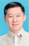  ?? PHOTO FROM CONGRESS.GOV.PH ?? Rep. Eric Go Yap