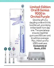 Limited Edition Oral B Genius 9000 In Orchid Purple Pressreader